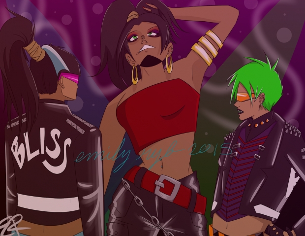 right before the show