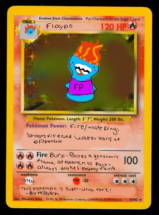 my altra rare pokemon--Flaypo !!