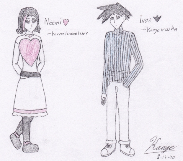 Den's oc Naomi meets My oc Ivan