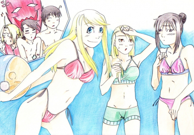 "Fullmetal Beach Time!"