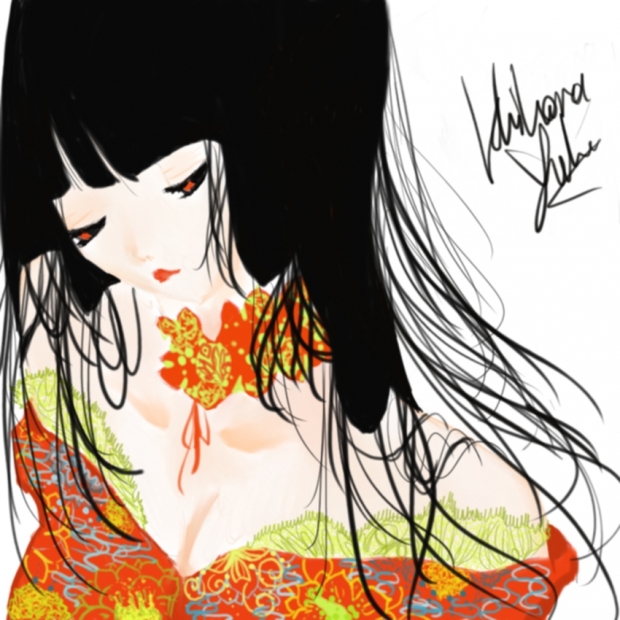 Something is definitely on her mind~