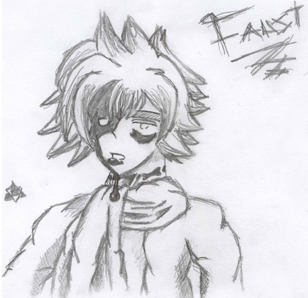 Quick Faust Drawing - 11 Pm