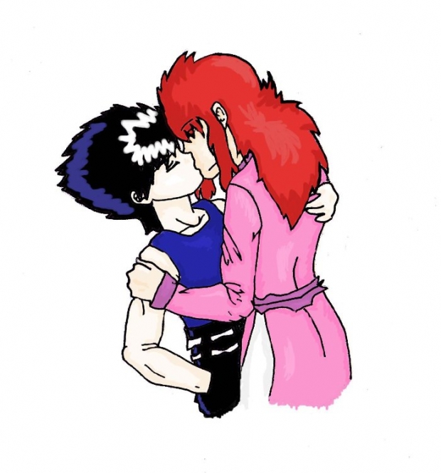 Hiei And Kurama Kiss