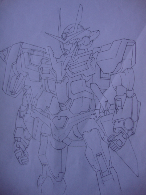 GN-00007S 00 Gundam Seven Sword (Incomplete)