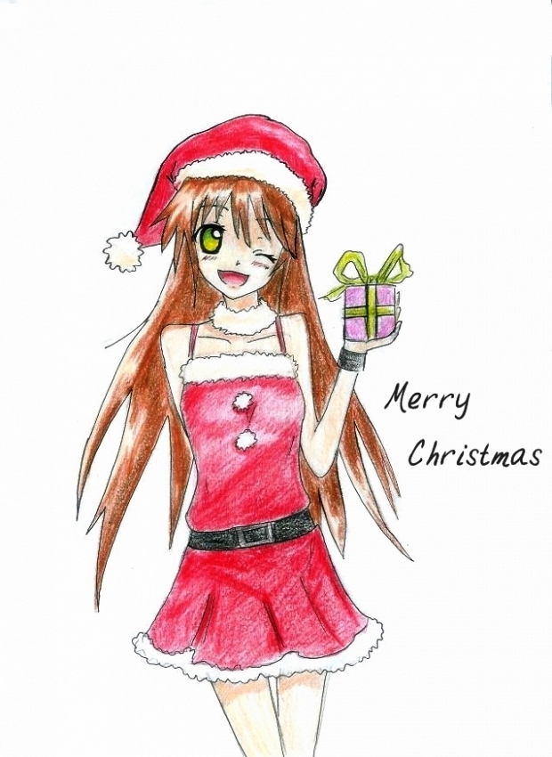 Anime Christmas Girl
