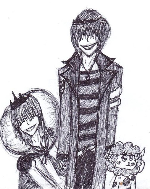 Bel & Sil & Lambo?! Biro Sketch