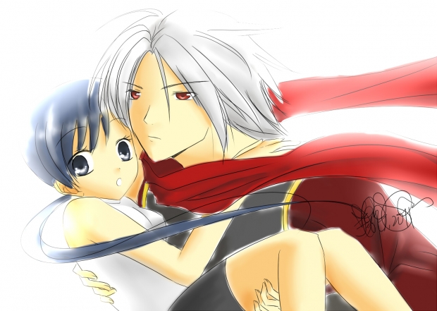 Amane and Mateus .:colored:.
