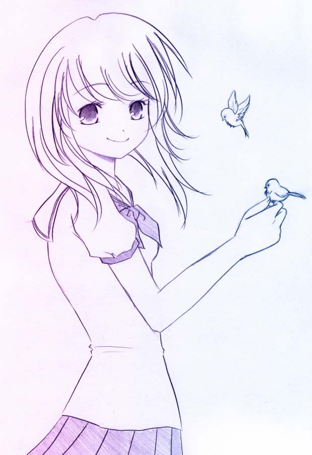 Bird Lover -- Blue/Purple