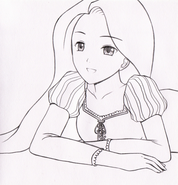 Rapunzel Sketch