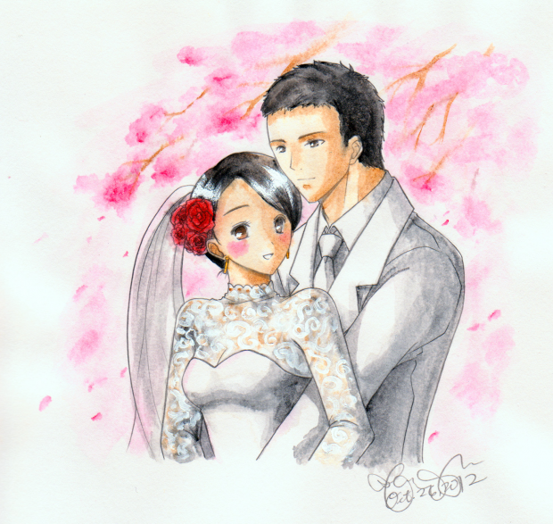Cherry Blossoms Wedding