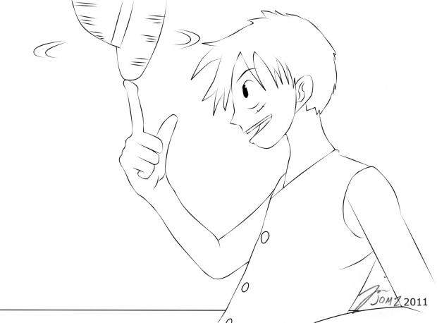 A Coin in My Pocket - line art