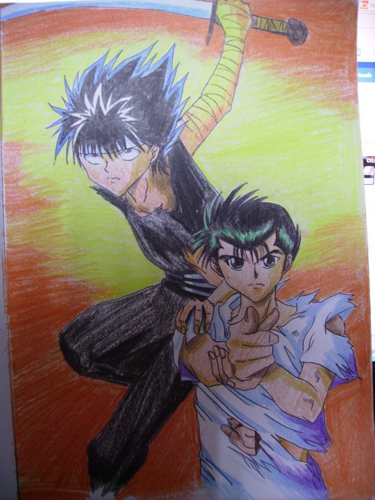 Hiei and Yusuke