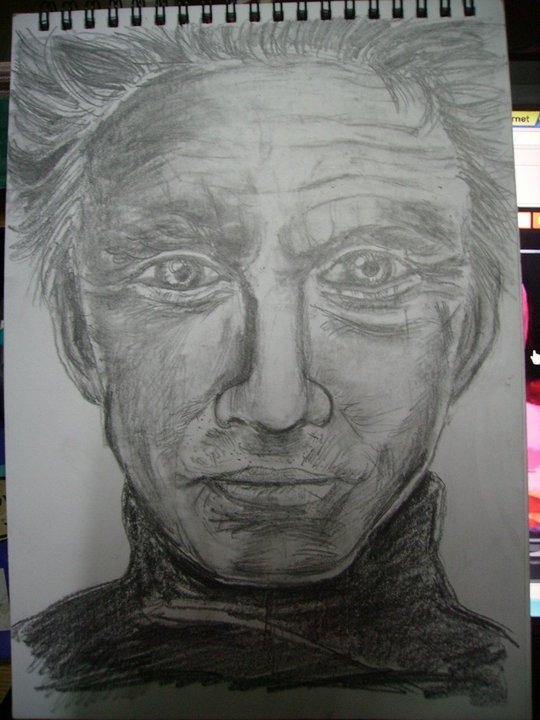 Pencil Drawing- Old Man