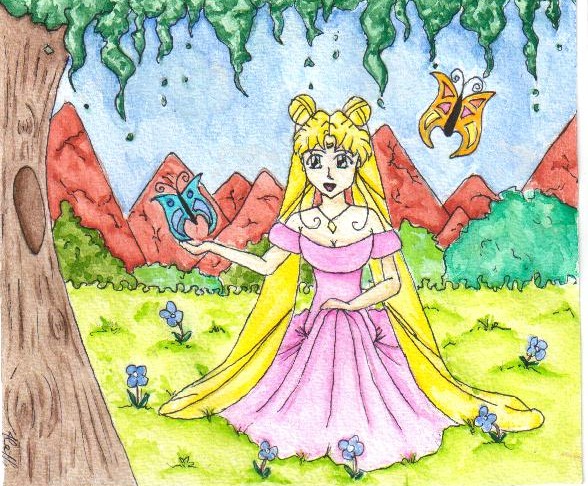 Serena With Butterflys