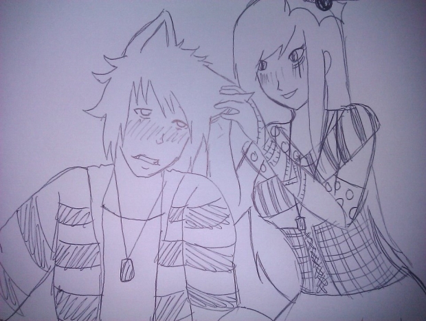 Chesire cat and Mad Hattress