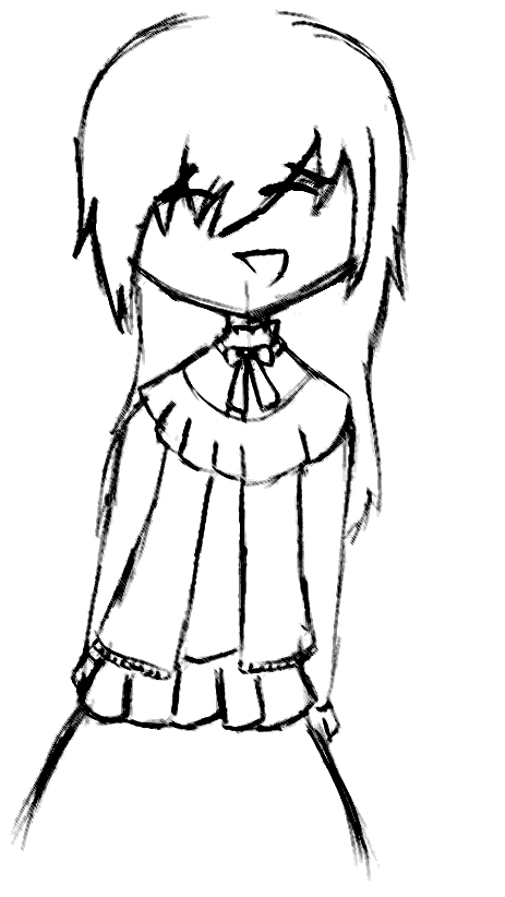 Angel in a dress...?