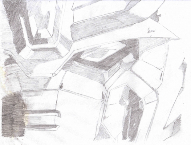 Gundam Robot Drawing