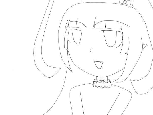 Cute Maharl lineart