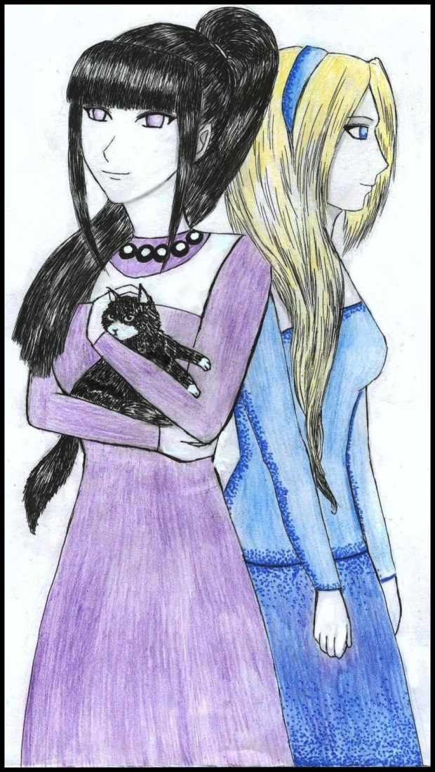 Hinata and Ino from Naruto