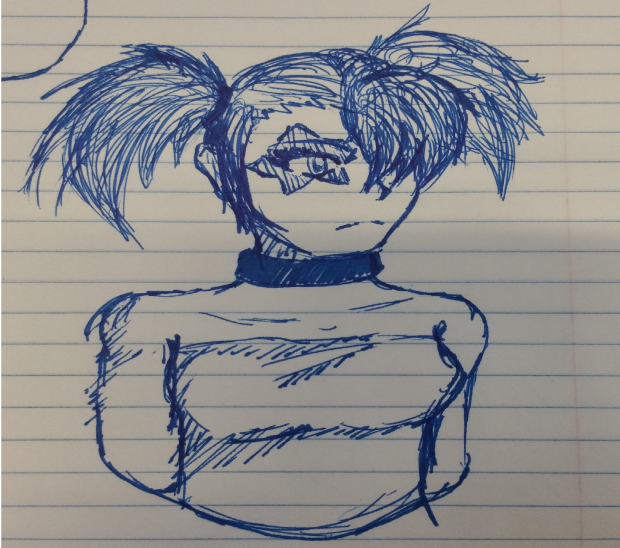 Redraw of the "Random Lady"