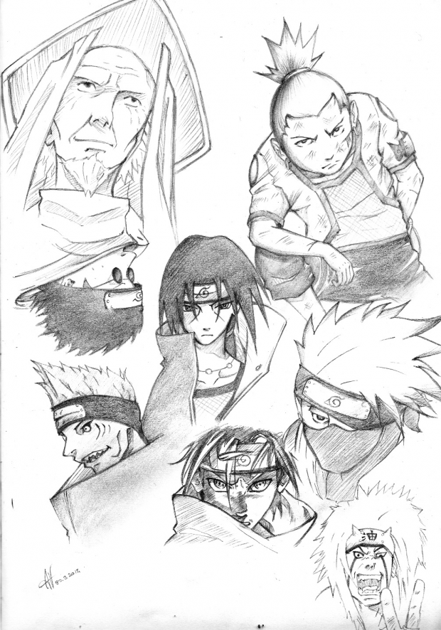 .Naruto sketches without Naruto xD