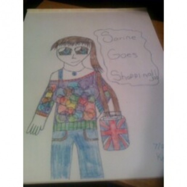 My OC Sarine in Normal Clothes