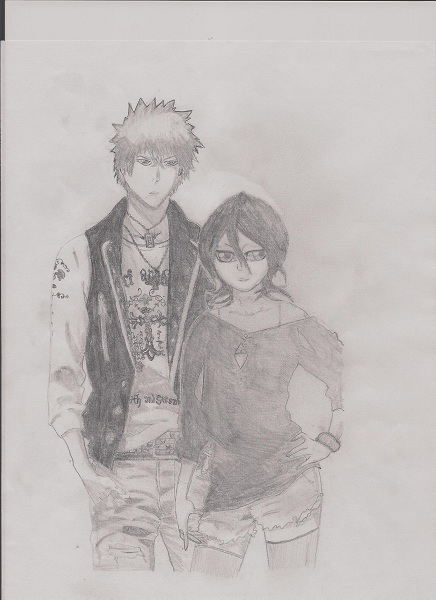 Ichigo and Rukia