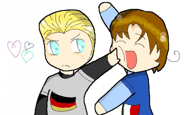 Germany and Italy<chibi>