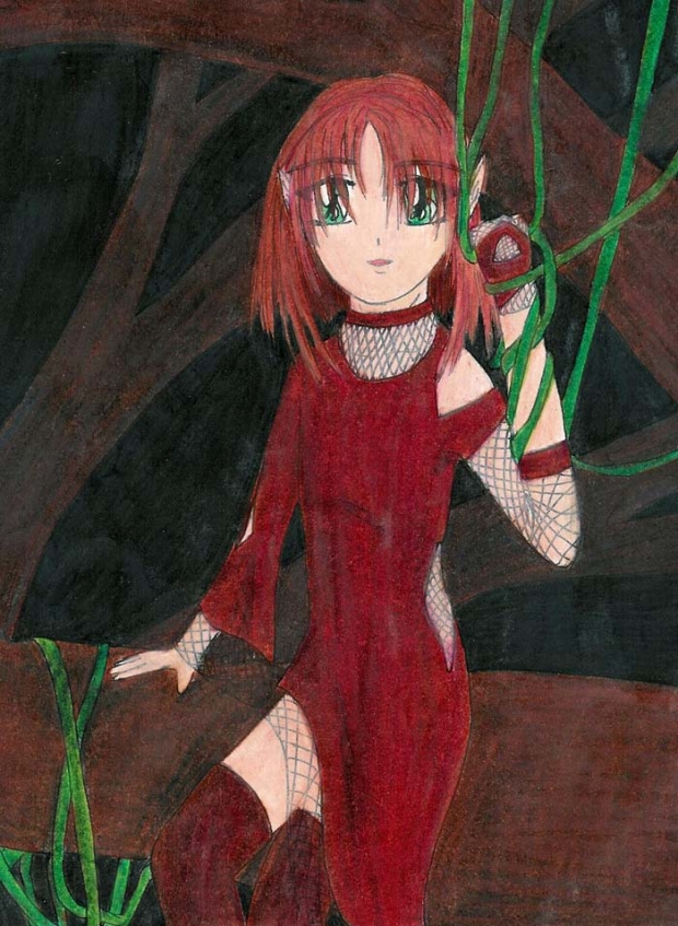 Elfling In Dark Forest