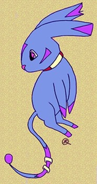 CG Colored Bunny
