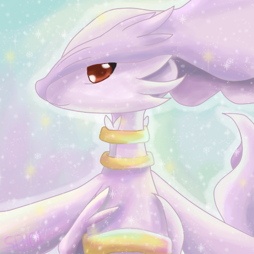 Chibi Shiny Reshiram
