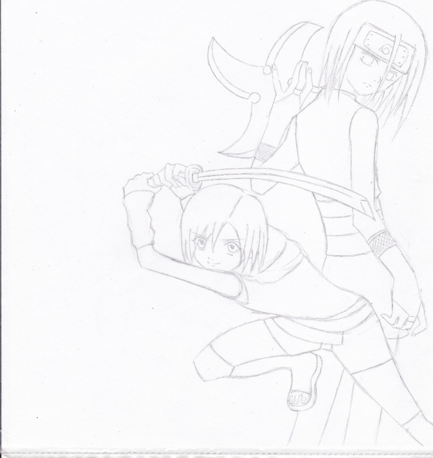 Ty Amakura and Sajiru Hyuga