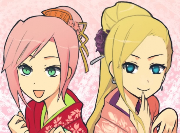 Sakura and Ino