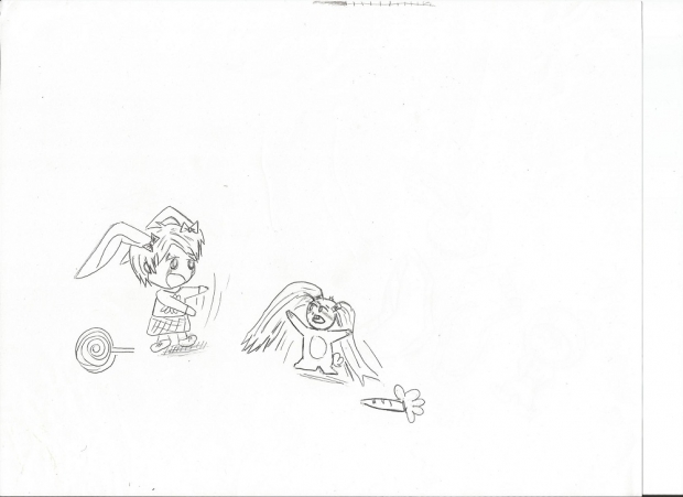 Bunny VS. Little Girl