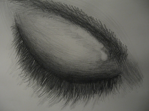 an eye sketch