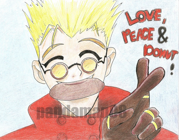 Vash: Peace, Love and Donuts !! :D