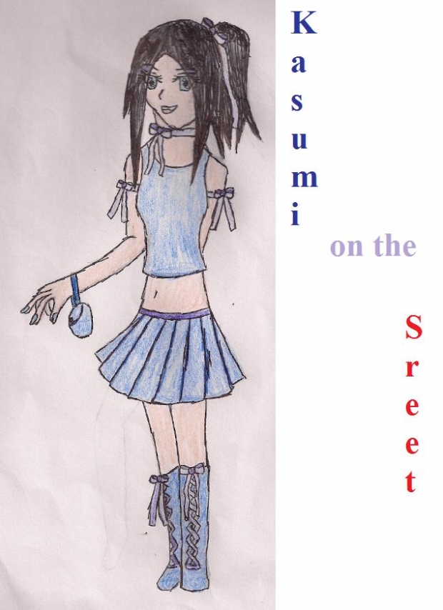 Kasumi on the street