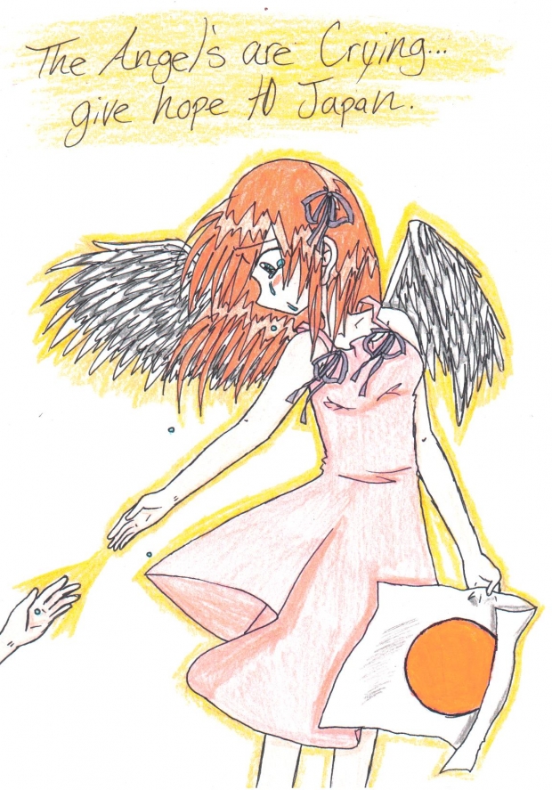 Be a Angel give hope to japan
