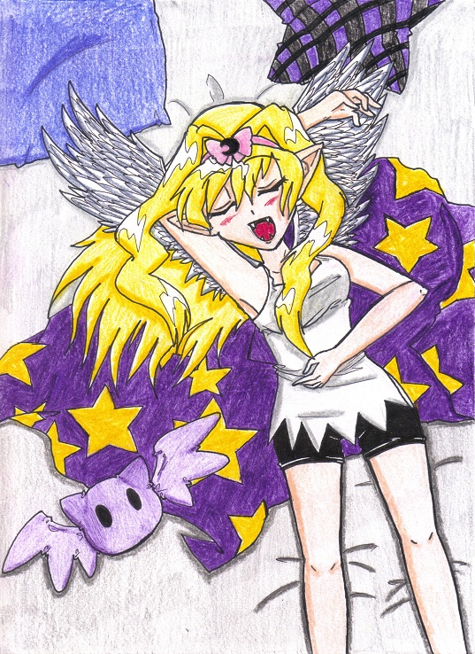 Vampire Makayla's bed time