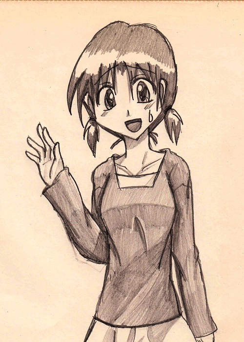 Kerryn Tangia pencil sketch