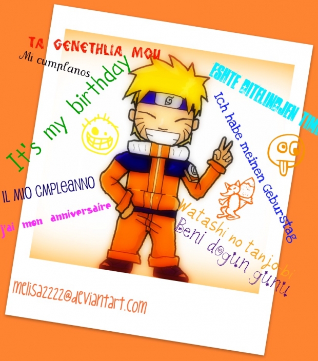 Happy birthday Naruto