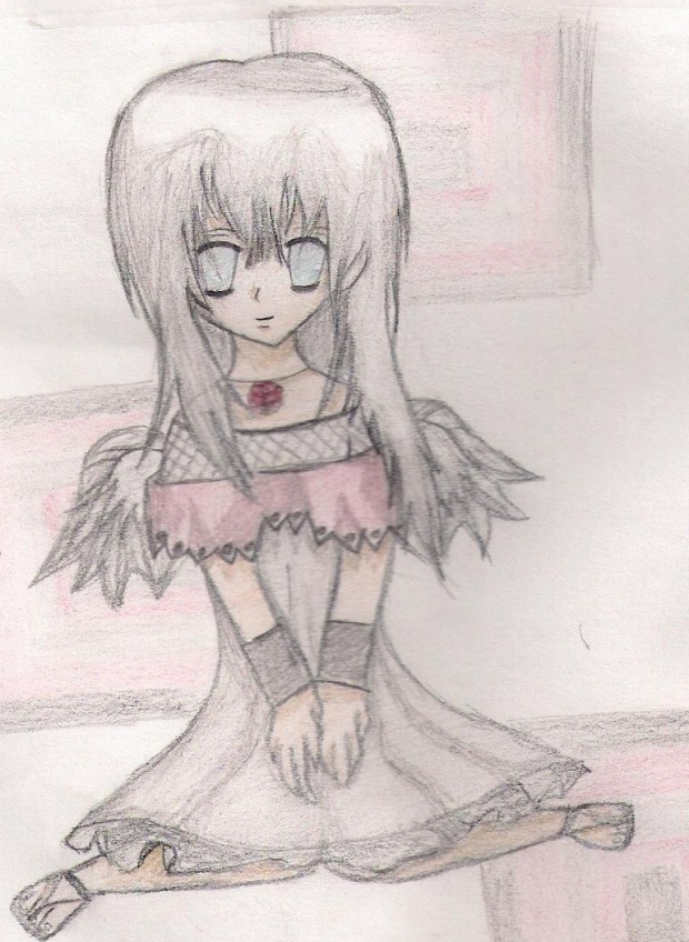 awesome girl wit wings