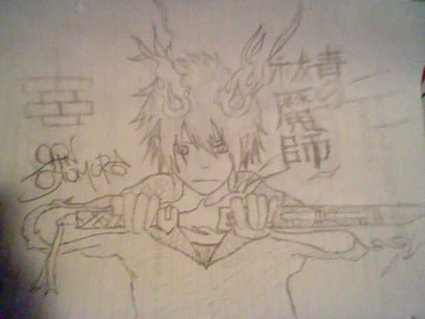 Rin Okumura, Ao no Excorist