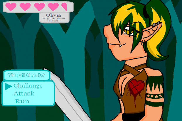 Olivia game screen shot