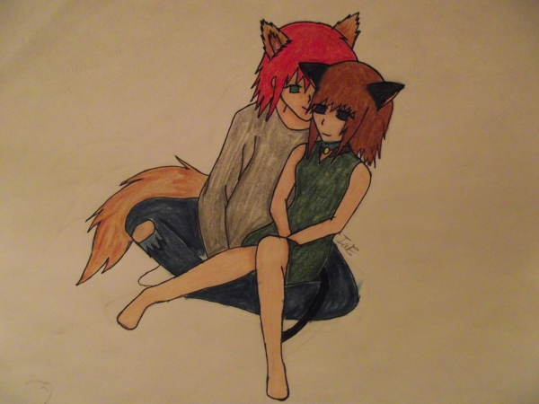 Yami and Ryuu (Colored)