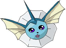 Vaporeon...without A Body Xd