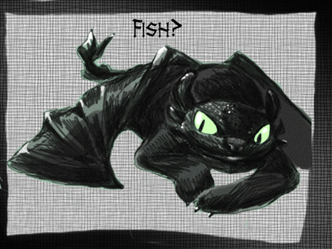 Toothless knows what he wants