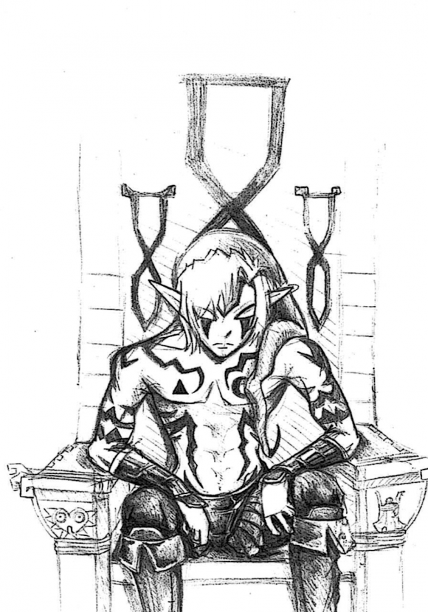 necessary clicheÃ© throne sketch