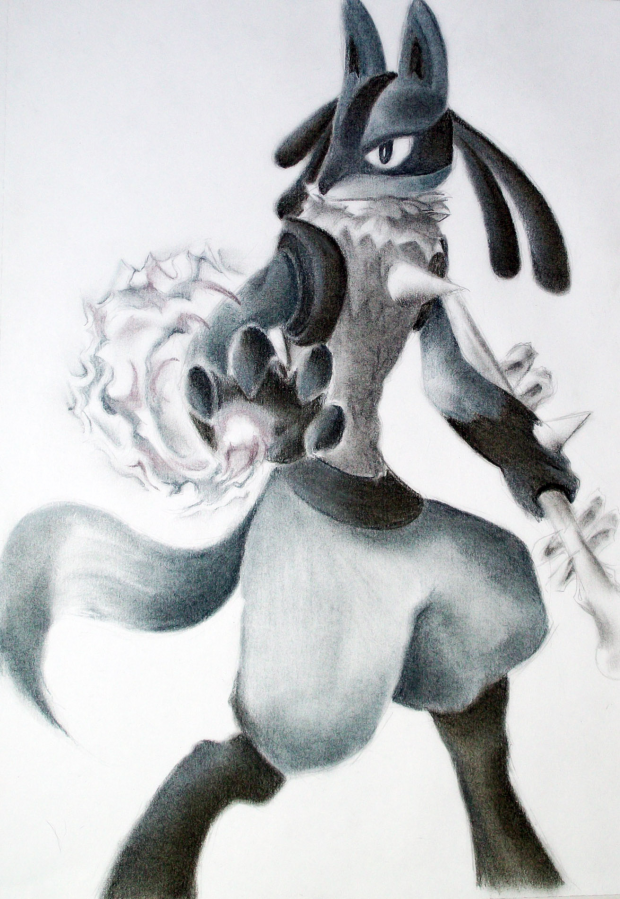 A stray Lucario appeared...In my portfolio