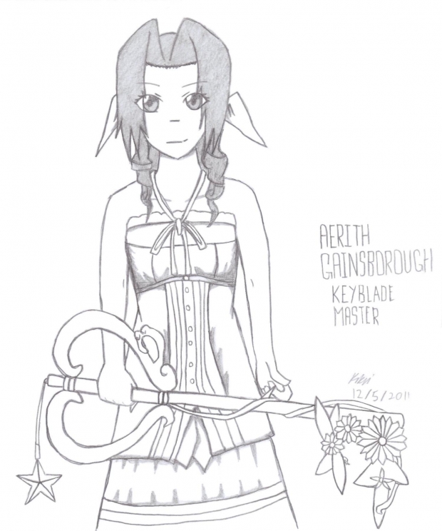 Aerith,Keyblade Master